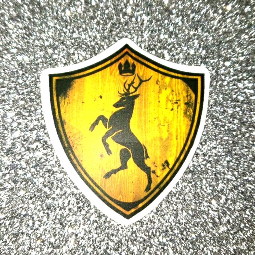 10/$10 GAME OF THRONES waterproof Sticker Stag sigil